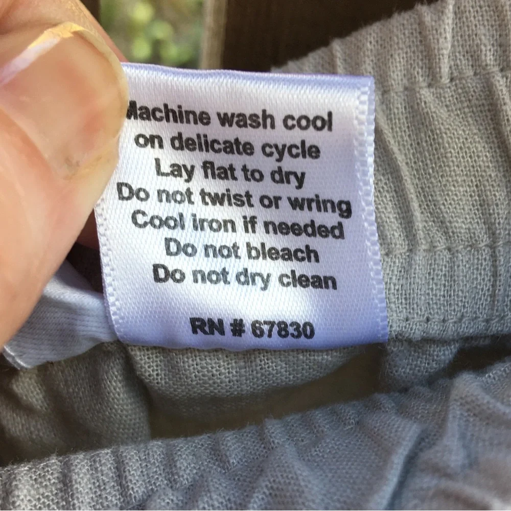 Coral Bay Plus Pull On Drawstring Capris Sz 3X - Picture 11 of 11